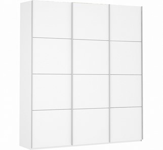 Шкаф 3-х дверный Прайм (ДСП/ДСП/ДСП) 1800x570x2300, белый снег в Копейске