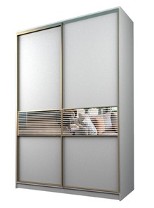 Шкаф 2-х дверный MAX МШ-23-6-16-33, Профиль Золото/Цвет Белый в Челябинске
