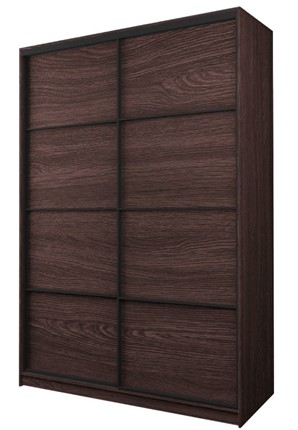 Шкаф MAX МШ-23-6-16-11, Профиль Черный/Цвет Венге в Миассе - изображение
