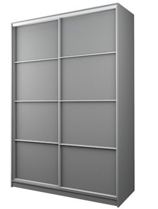 Шкаф 2-х створчатый MAX МШ-27-6-16-11, Профиль Белый/Цвет Серый в Челябинске