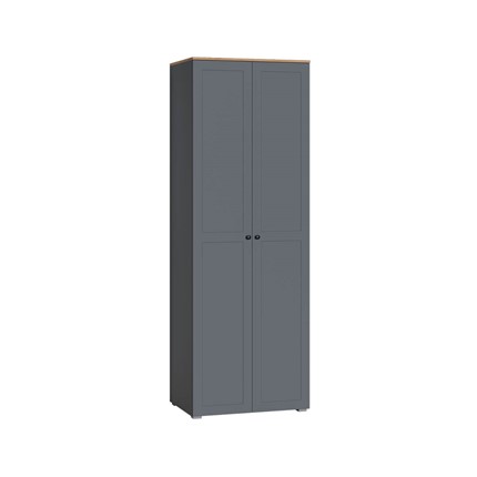 Шкаф 2-х дверный Остин 13.224, Серый в Миассе - изображение