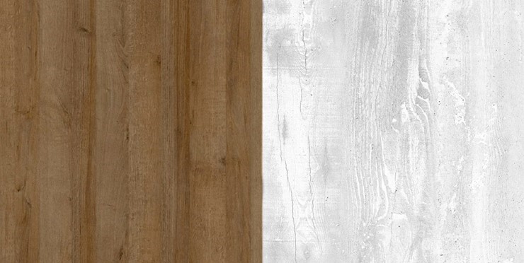 Угловой шкаф Пайн, ПП6, Дуб Крафт/Бетон Пайн в Магнитогорске - изображение 2