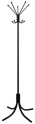 Напольная вешалка КР-10Л, цвет черный в Миассе - изображение