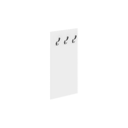Вешалка с крючками KANN KHP 5010 500х95х1000 мм. Белый в Копейске - изображение
