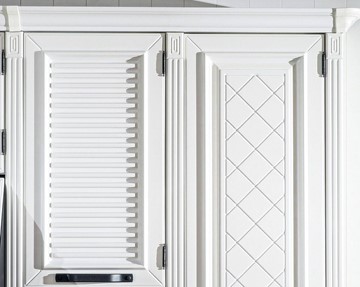 Гарнитур кухонный Марина 2200(Белый/Алебастр) в Миассе - предосмотр 3