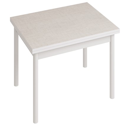 Кухонный обеденный стол СТ22, Белый/Лен в Миассе - изображение