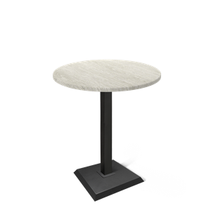 Барный стол SHT-TU5-BS2/H110 / SHT-TT 80 МДФ (онтарио/черный) в Миассе