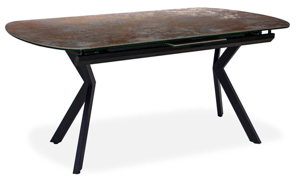 Обеденный раздвижной стол Шамони 2CX 160х90 (Oxide Nero/Графит) в Копейске - изображение
