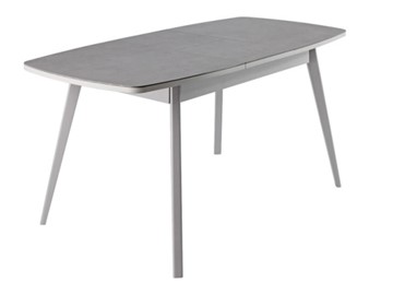 Кухонный стол раскладной Артктур, Керамика, grigio серый, 51 диагональные массив серый в Магнитогорске