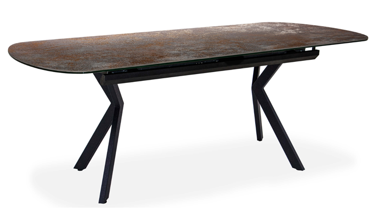 Обеденный раздвижной стол Шамони 2CX 160х90 (Oxide Nero/Графит) в Магнитогорске - изображение 1
