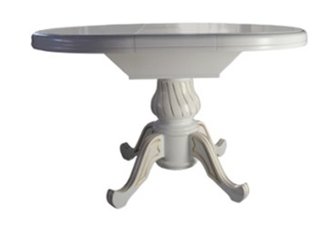 Кухонный стол раскладной Ф-100(130), на одной ножке, (стандартная покраска) в Магнитогорске - предосмотр 2