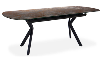 Кухонный раздвижной стол Шамони 3CX 180х95 (Oxide Nero/Графит) в Магнитогорске - предосмотр 1