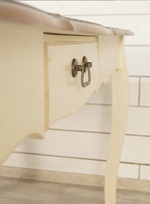 Стол кухонный Leontina с ящиком (ST9337M) Бежевый в Челябинске - предосмотр 3