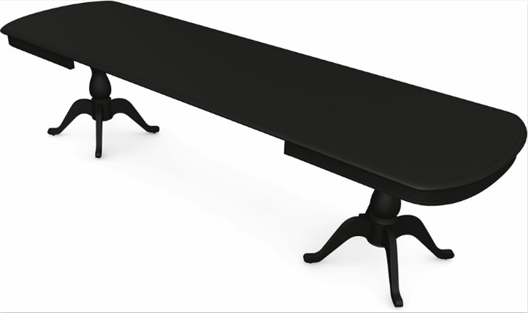 Раздвижной стол Фабрицио-2 исп. Мыло большой 3 вставки, Тон 12 (Морилка/Эмаль) в Челябинске - изображение 1