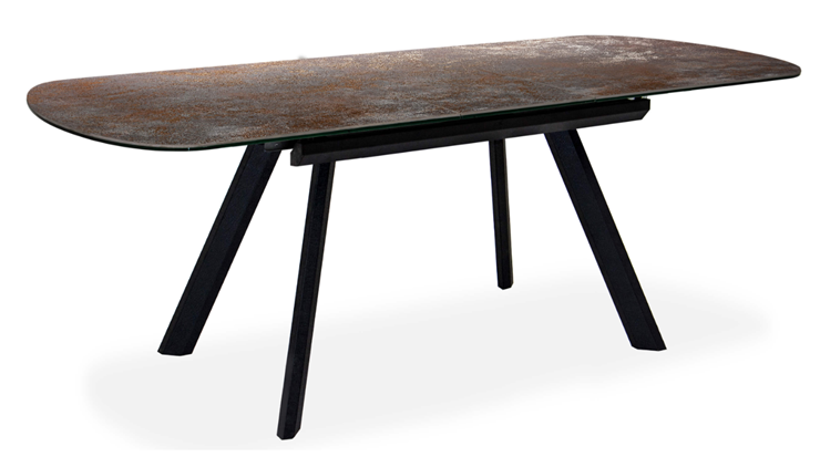 Обеденный раздвижной стол Шамони 3CQ 180х95 (Oxide Nero/Графит) в Магнитогорске - изображение 1