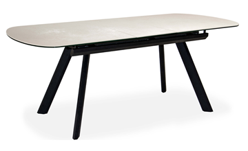 Кухонный раскладной стол Шамони 2CQ 160х90 (Oxide Avorio/Графит) в Златоусте - предосмотр 1