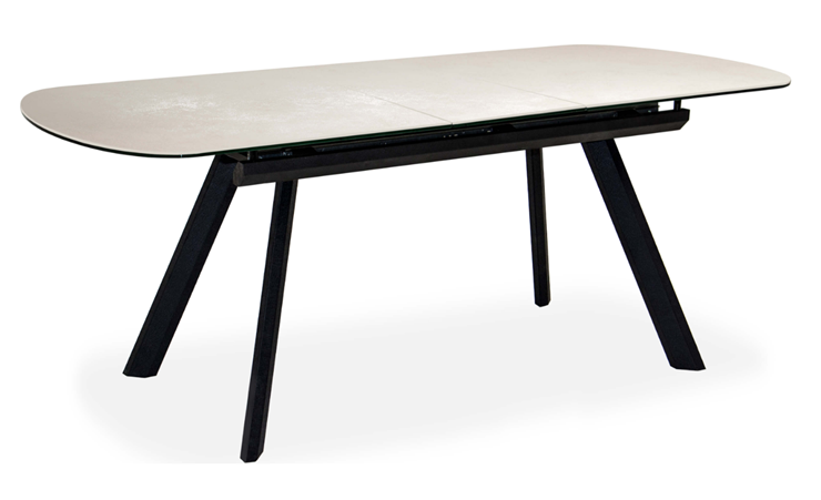 Кухонный раскладной стол Шамони 2CQ 160х90 (Oxide Avorio/Графит) в Миассе - изображение 1