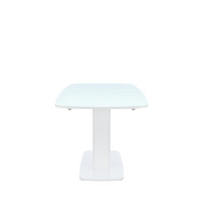 Кухонный раскладной стол Leset Денвер 1Р (Белый лак/стекло глянцевое белое) в Челябинске - предосмотр 4