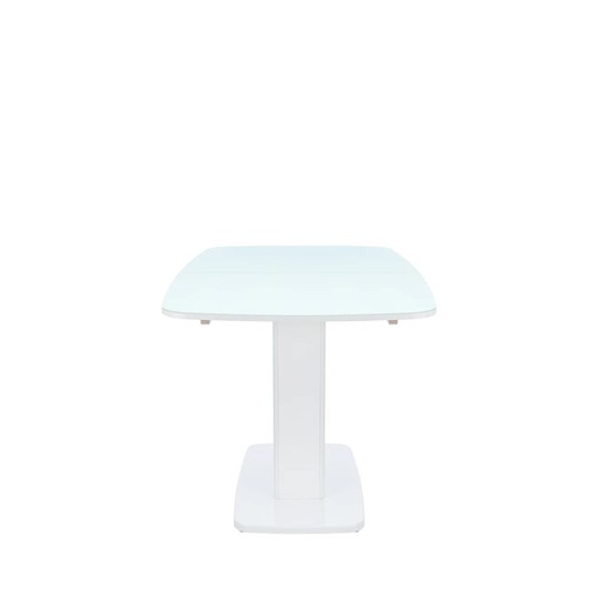 Кухонный раскладной стол Leset Денвер 1Р (Белый лак/стекло глянцевое белое) в Челябинске - изображение 4