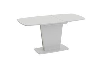Кухонный раздвижной стол Честер тип 2, цвет Белый/Стекло белый глянец в Челябинске - предосмотр 1