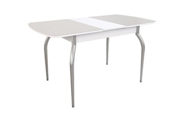 Кухонный раскладной стол Танго, белый/белый в Миассе - предосмотр 1