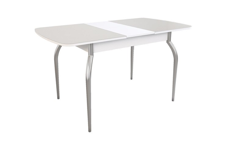 Кухонный раскладной стол Танго, белый/белый в Миассе - изображение 1