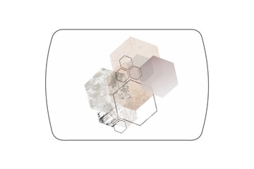 Стол раздвижной Танго, белый/геометрия в Челябинске - предосмотр 3