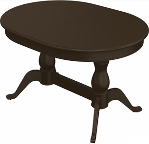 Раздвижной стол Фабрицио-2 исп. Овал 1600, Тон 7 (Морилка/Эмаль) в Миассе