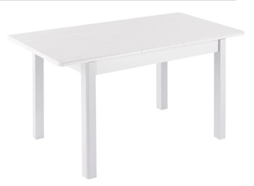 Кухонный раздвижной стол Айсберг-01 МДФ, белый МДФ/40 массив прямые белые в Миассе