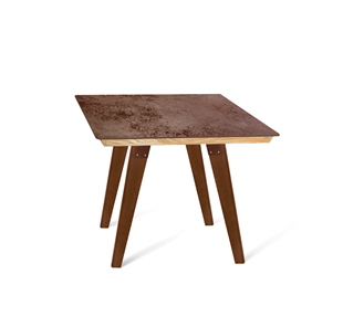 Керамический стол SHT-TU16 (4 шт.)/ТT8 60/60 (темный орех/прозрачный лак/коричневая сепия) в Златоусте