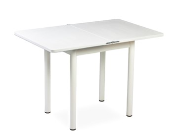 Кухонный пристенный стол СПА-01 СТФ, белый/фотопечать лазурит/опоры прямые белые в Челябинске - предосмотр 1