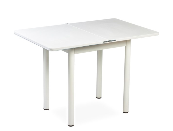 Кухонный пристенный стол СПА-01 СТФ, белый/фотопечать лазурит/опоры прямые белые в Миассе - изображение 1