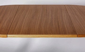 Кухонный стол круглый Шпон Дуба д. 90 см МДФ в Копейске - предосмотр 14
