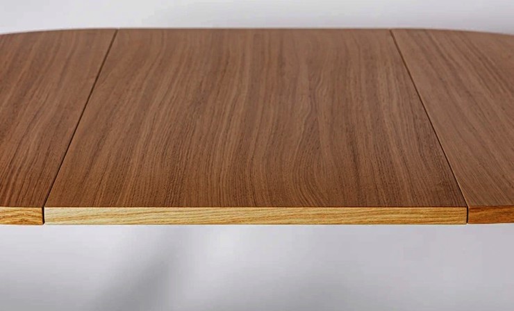 Кухонный стол круглый Шпон Дуба д. 90 см МДФ в Копейске - изображение 14