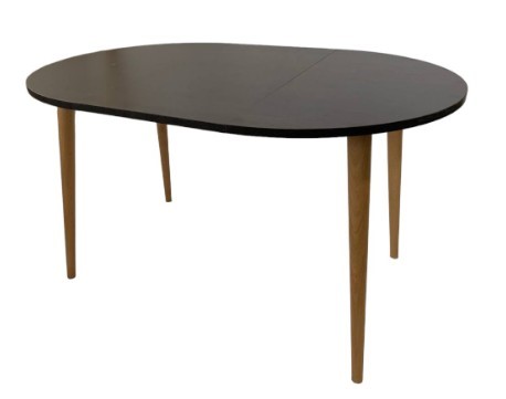 Кухонный раздвижной круглый стол Венге 90*90 см ЛДСП в Копейске - изображение 3