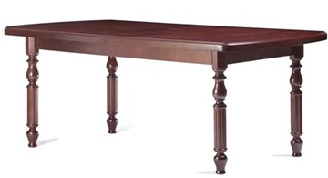 Деревянный стол на кухню 2,5(3,0)х1,1 на четырех ножках, (патина) в Магнитогорске