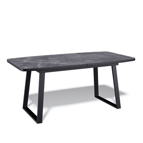 Кухонный раскладной стол AZ1400 (черный/керамика черная) в Миассе - предосмотр