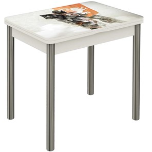 Кухонный стол раздвижной Бари дерево №8 (Exclusive h190/белый) в Миассе