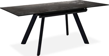 Кухонный стол раздвижной Бордо 1CQ 140х85 (Oxide Nero/Графит) в Копейске - предосмотр 1