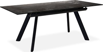 Кухонный стол раздвижной Бордо 2CQ 160х90 (Oxide Nero/Графит) в Копейске - предосмотр 1