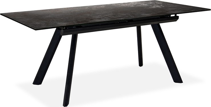 Кухонный стол раздвижной Бордо 2CQ 160х90 (Oxide Nero/Графит) в Миассе - изображение 1