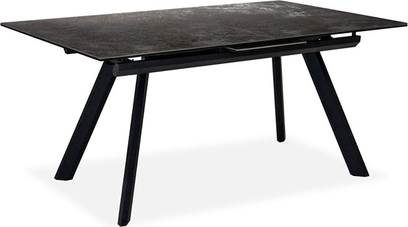 Кухонный стол раздвижной Бордо 2CQ 160х90 (Oxide Nero/Графит) в Миассе - изображение
