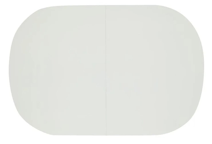 Обеденный раздвижной стол BOSCO (Боско) бук/мдф 120+30x80x75 Белый/Коричневый арт.11258 в Челябинске - изображение 3