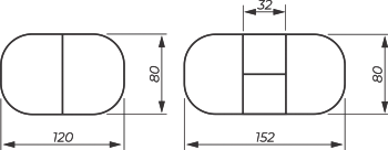 Стол раздвижной Будапешт-2 ПЛ (ноги черные, плитка бежевая/серый камень) в Челябинске - предосмотр 5