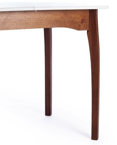 Кухонный стол раскладной Caterina, бук/мдф, 100+30x70x75, коричневый, белый арт.15856 в Челябинске - предосмотр 10