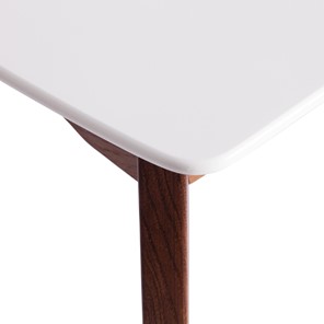 Кухонный стол раскладной Caterina, бук/мдф, 100+30x70x75, коричневый, белый арт.15856 в Челябинске - предосмотр 8