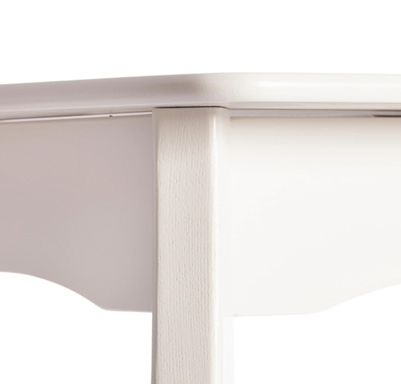 Кухонный раскладной стол Caterina Provence, бук/мдф, 100+30x70x75, Ivory white арт.19129 в Челябинске - изображение 12