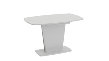 Кухонный раздвижной стол Честер тип 2, цвет Белый/Стекло белый глянец в Челябинске