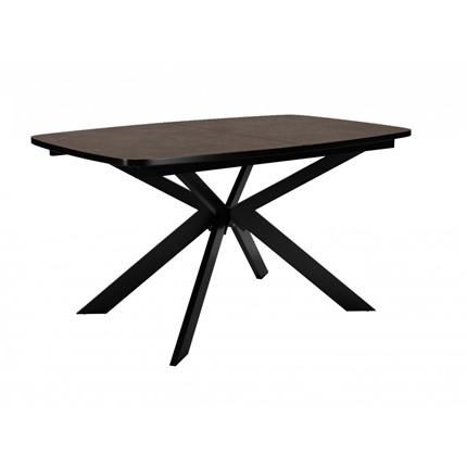 Кухонный стол раздвижной Dikline B140 Хромикс бронза/опоры черные в Миассе - изображение