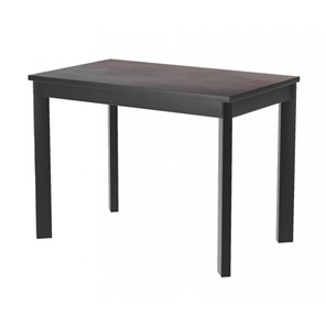 Кухонный раскладной стол Dikline L110 Хромикс бронза/ножки черные в Миассе - предосмотр